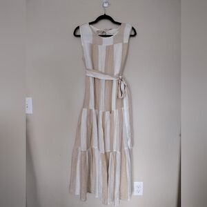 Laude the Label x Madewell - Tiered Maxi Dress in Tulum Stripe